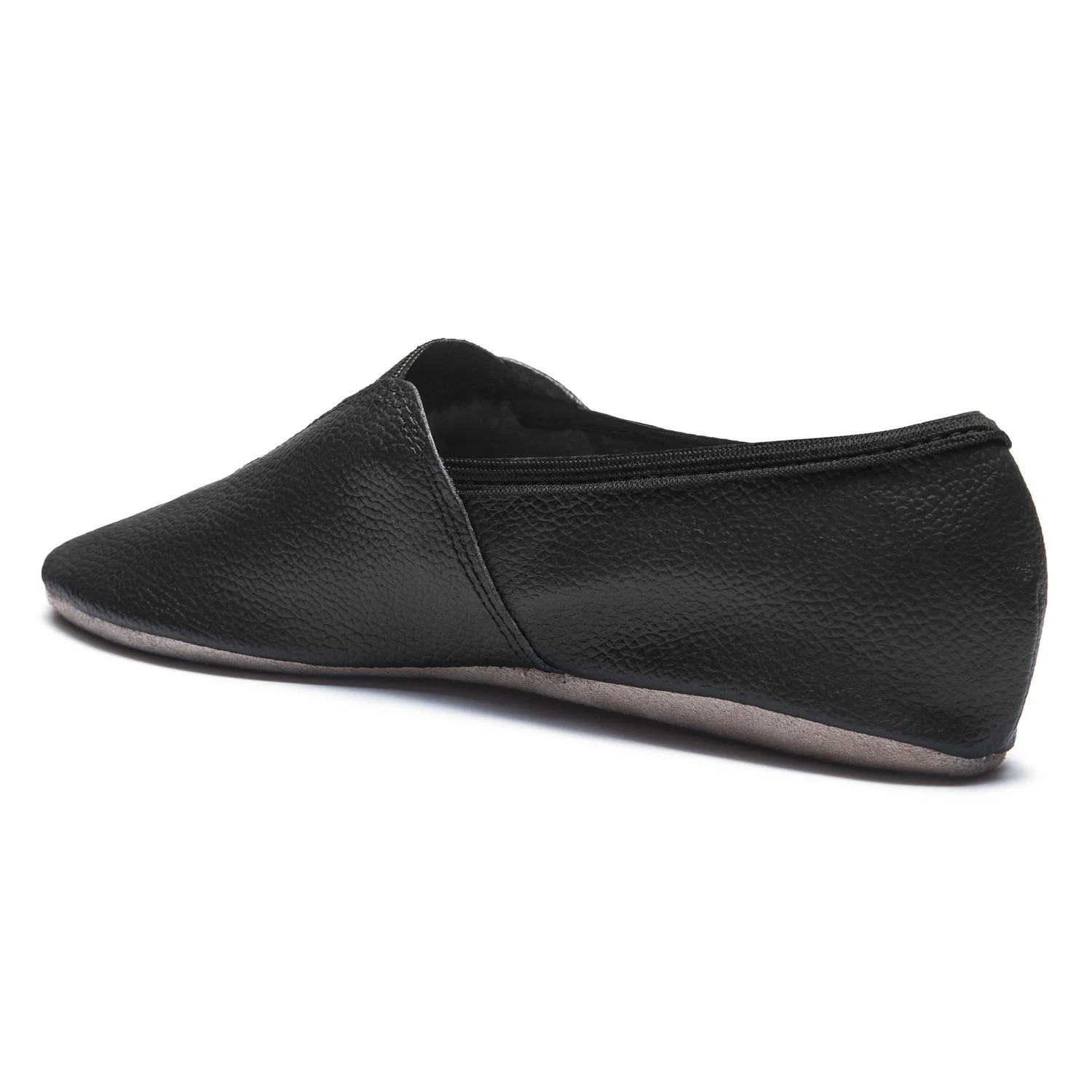 1038 Gymnastikschuhe in Schwarz mit Chromledersohle - Image 3