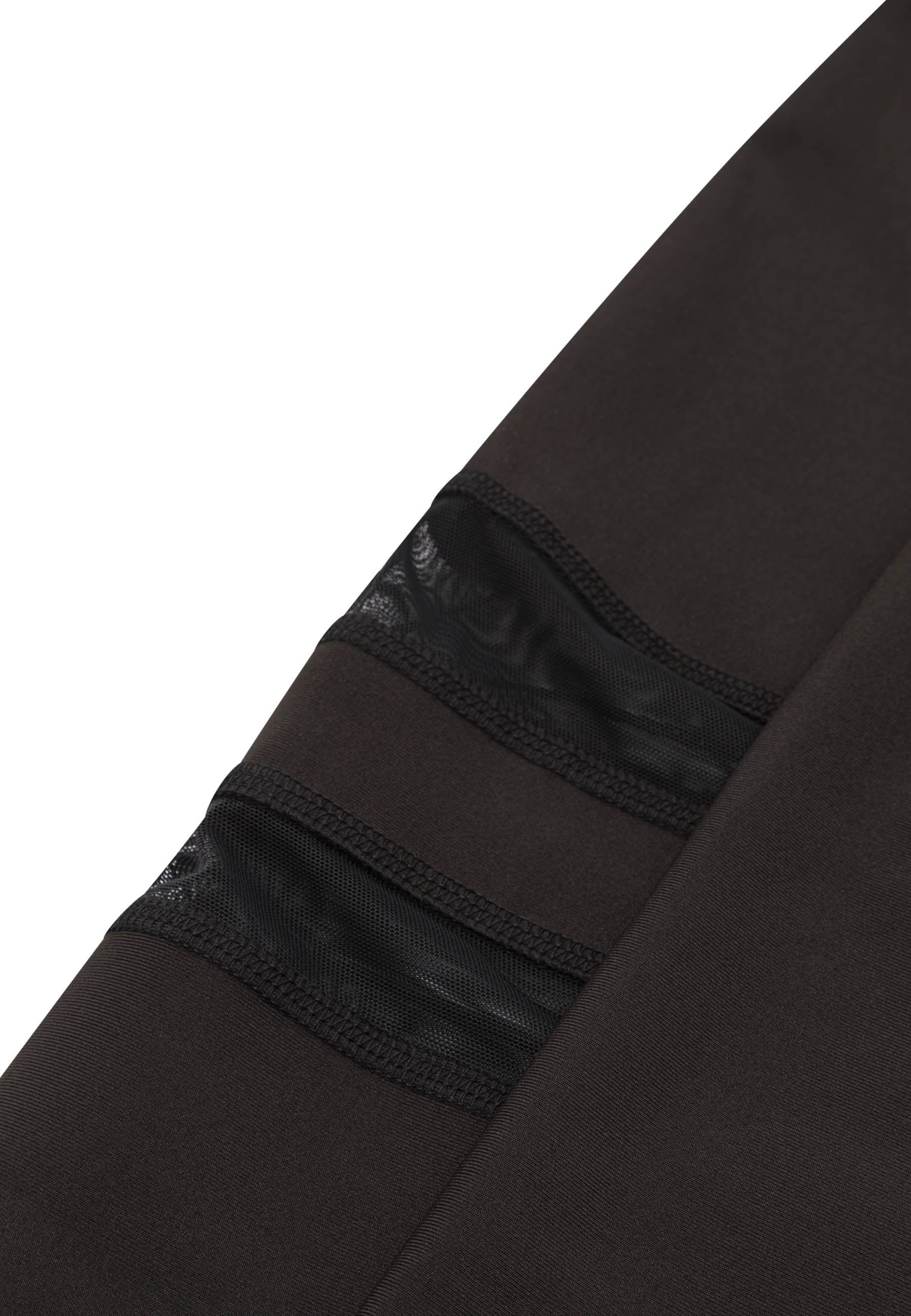 913 Tulle Detailed Sport Leggings in Schwarz - Image 4