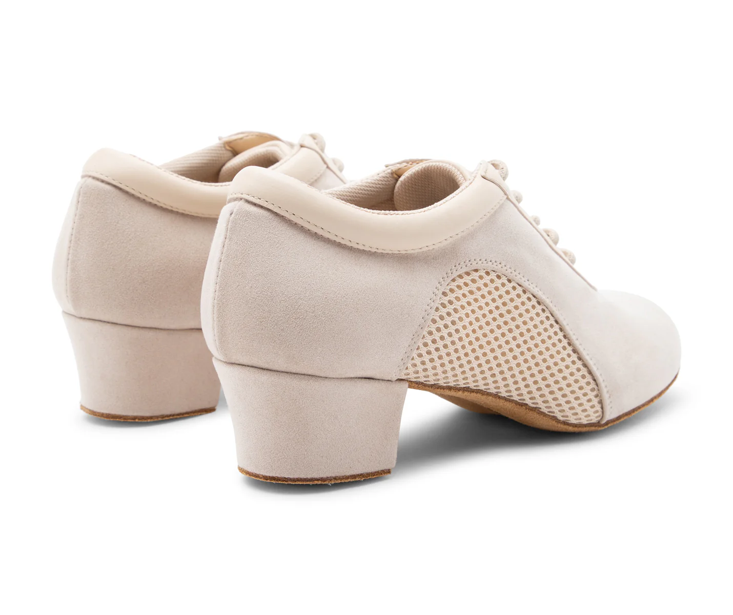 Balance Trainer-Tanzschuhe in Beige Wildleder - Image 4