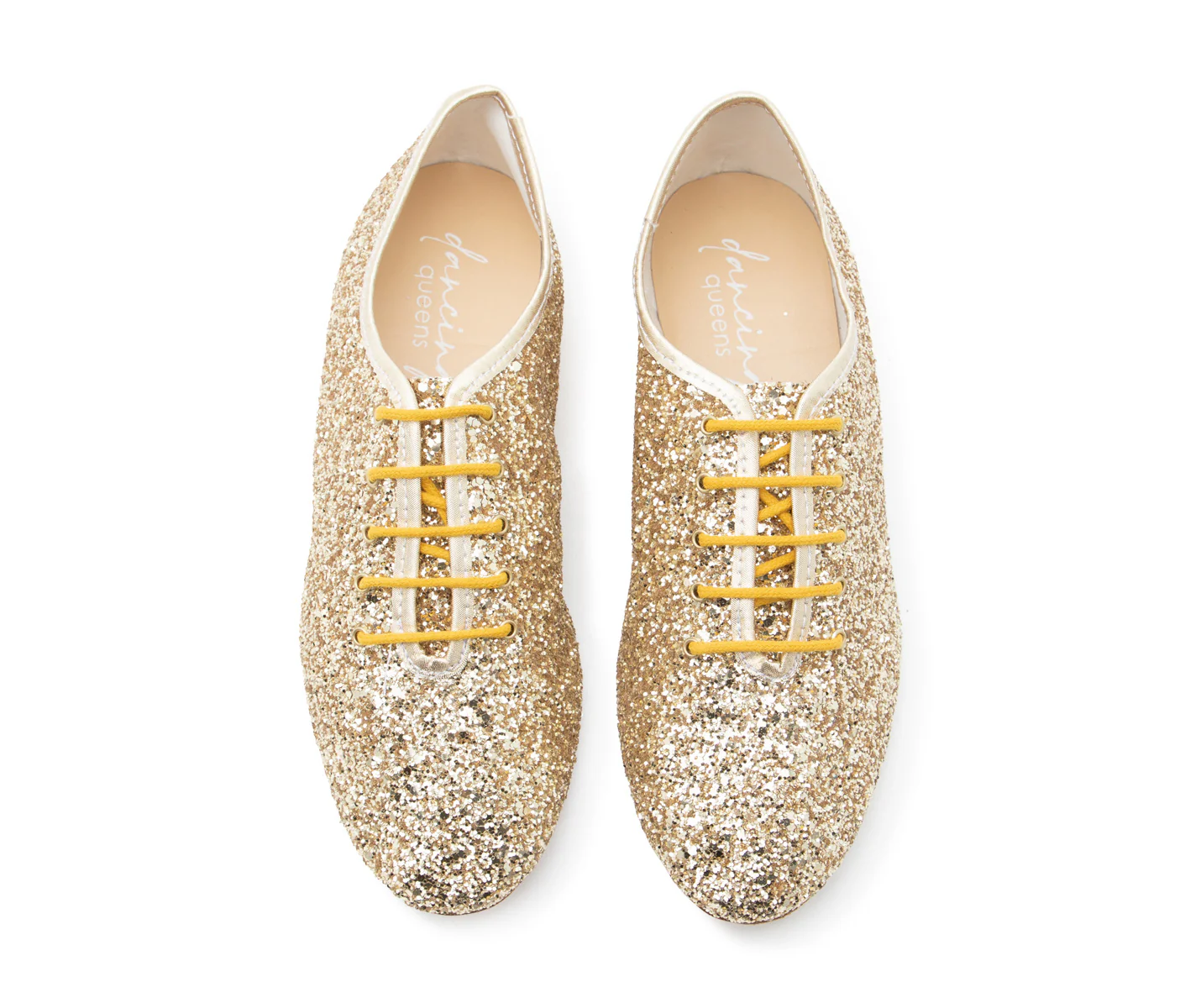 Flow Tanzschuhe in Gold Glitter - Image 3