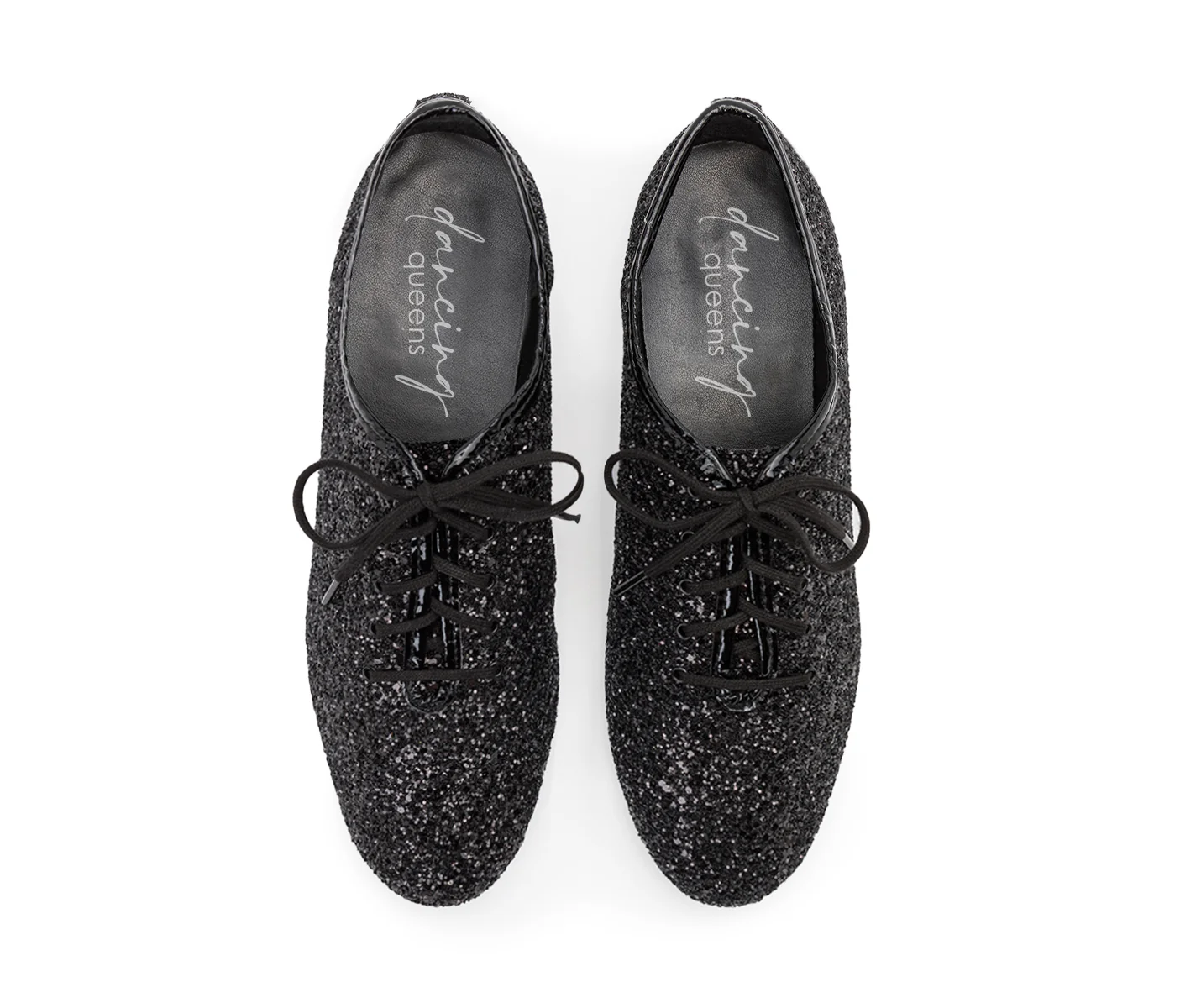 Flow Tanzschuhe in Schwarz Glitter - Image 3