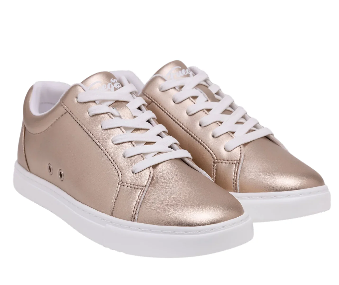 Fuego Low-Top Dance Sneakers in Rosé Gold - Image 3