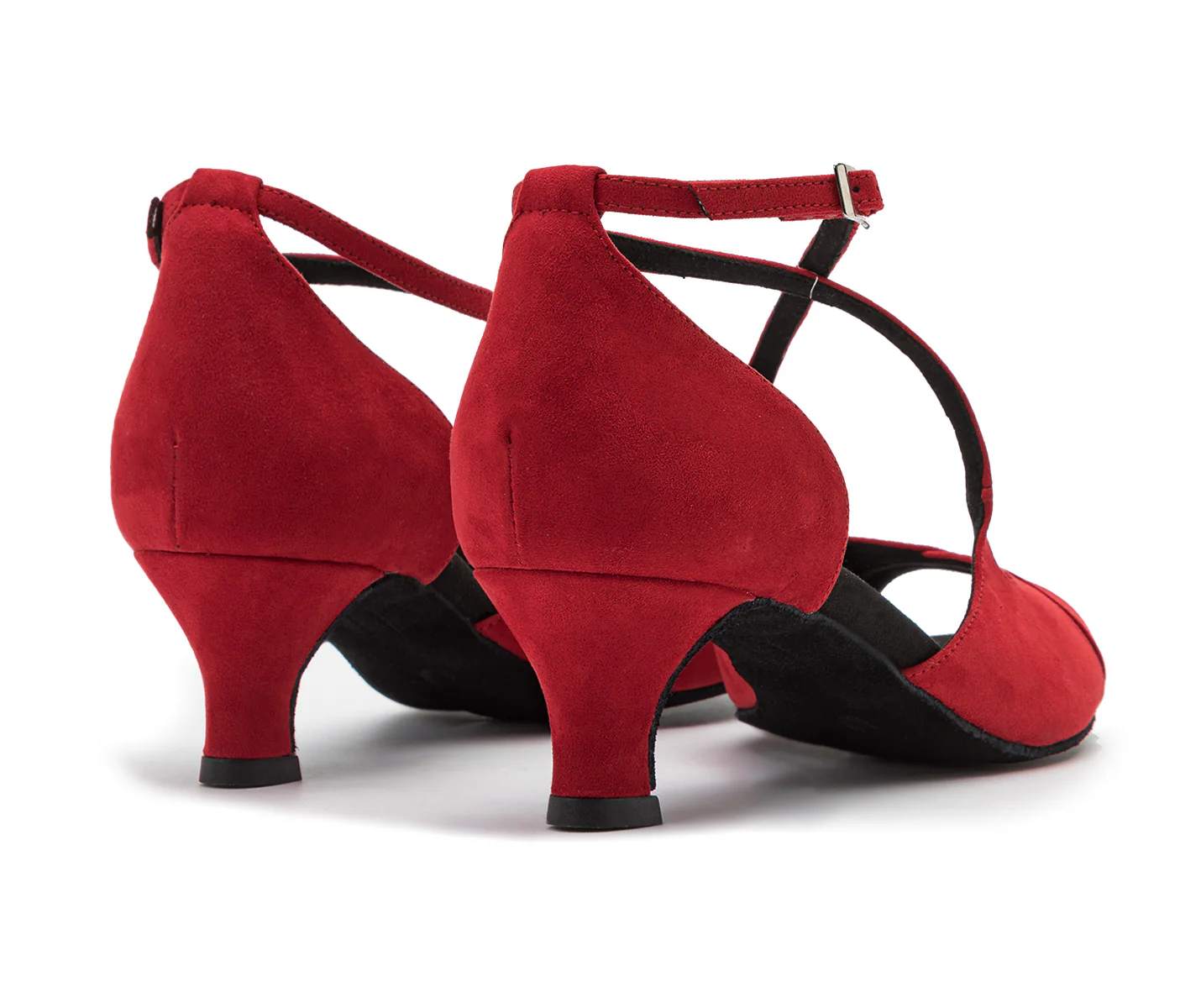 Grace Harmony Tanzschuhe in Rot Wildleder - Image 5
