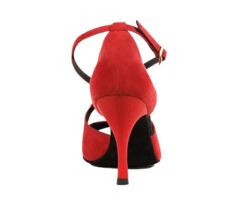 Grace Harmony Tanzschuhe in Rot Wildleder - Image 7