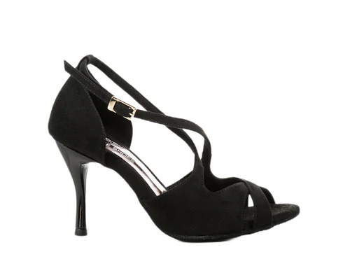Grace Harmony Tanzschuhe in Schwarz Wildleder - Image 8