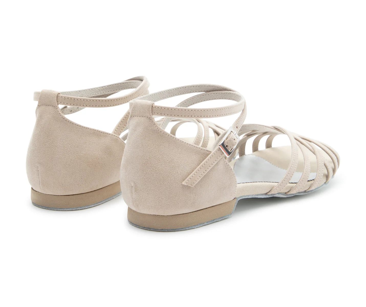 Joy Tanzschuhe in Beige Microfaser - Image 3