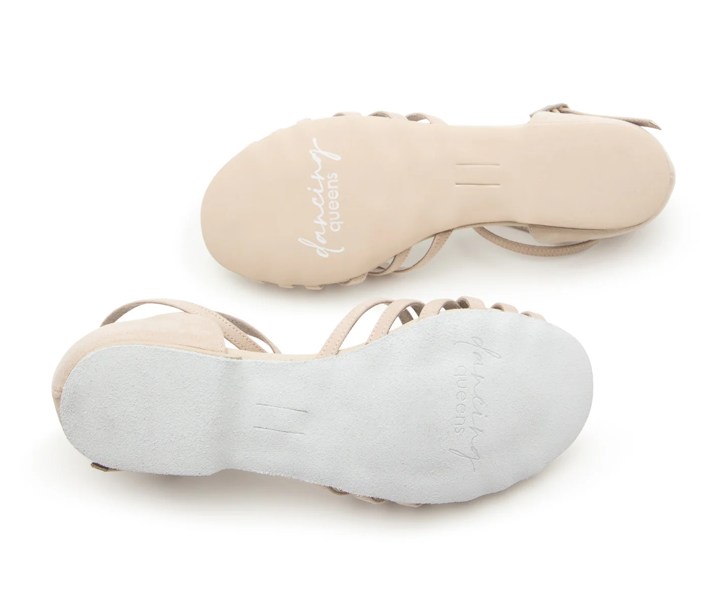 Joy Tanzschuhe in Beige Microfaser - Image 5