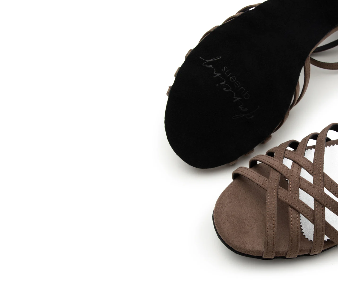 Joy Tanzschuhe in Grau Mikrofaser - Image 6