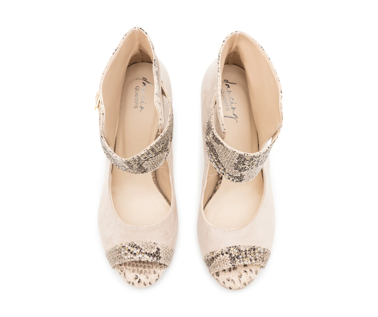 Magnet Essence Tanzschuhe in Beige Wildleder - Image 9