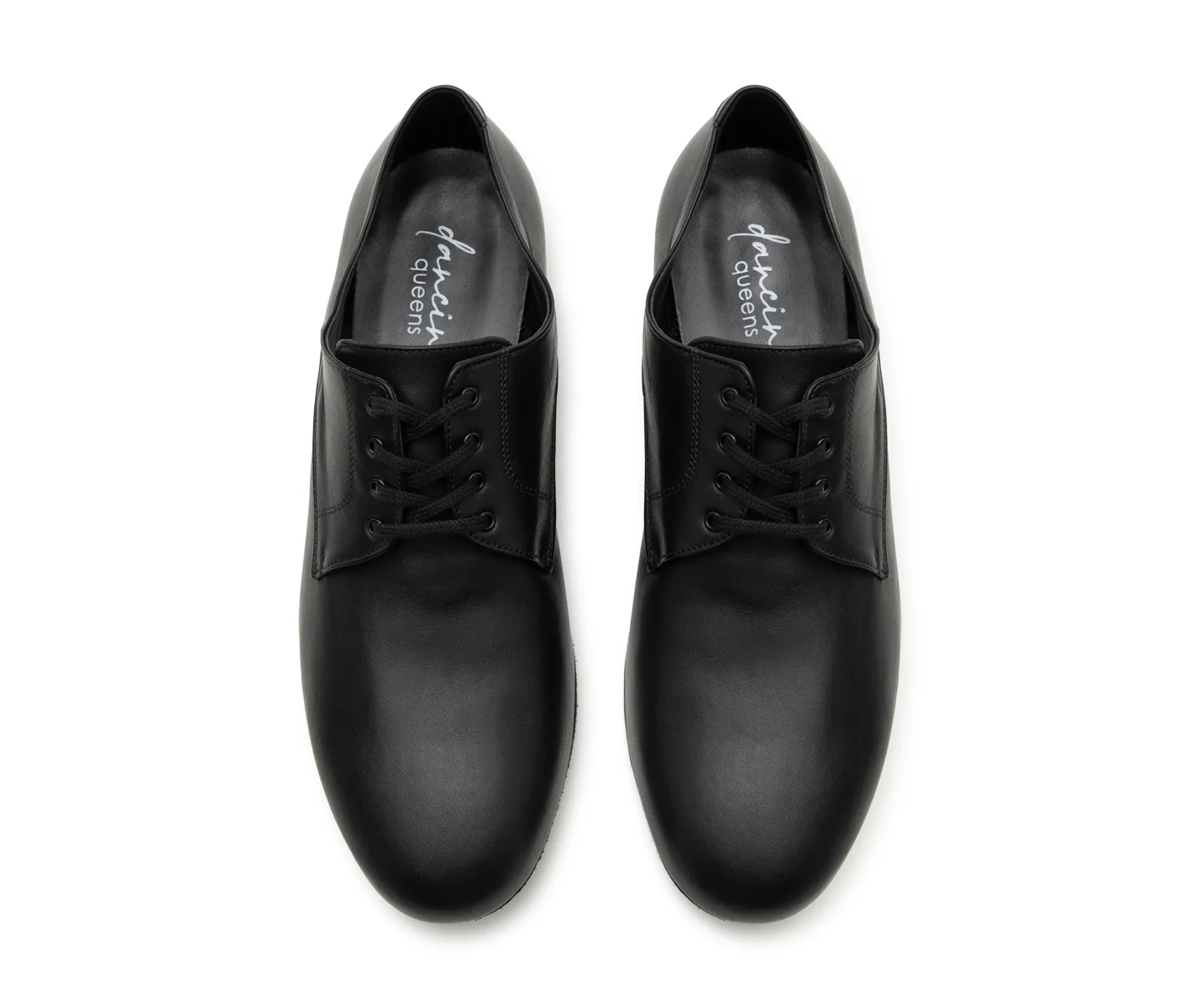 Noble Tanzschuhe in Schwarz Leder - Image 3