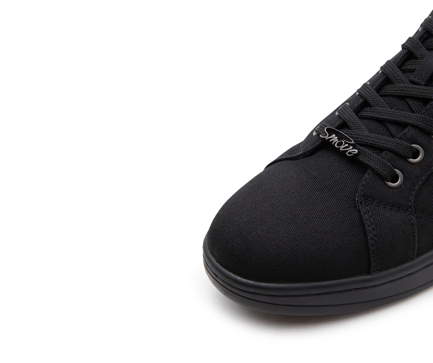 SMOVE Breeze Dance Sneaker in Schwarz mit schwarzer Sohle für Männer - Image 3